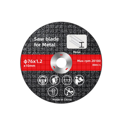 Lame de Scie Électrique 76mm pour Métal Disque de Coupe Rotatif