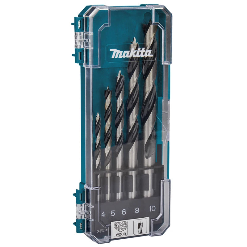 Makita Jeu Forets HSS Métal Et Bois Performance Durable Hélicoïdaux Tailles
