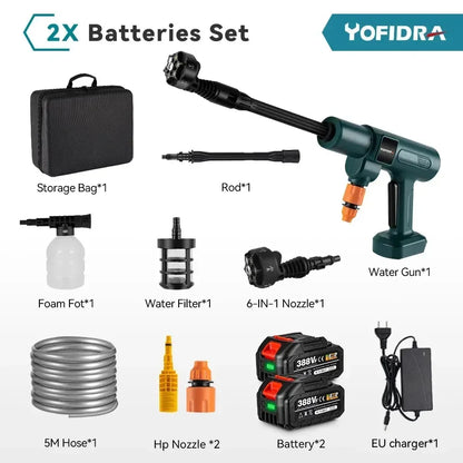 Yofidra Nettoyeur Haute Pression 200 Bar 6 En 1 Puissant Compatible Makita 18V 2 x batteries Électrique 18v 200 bar 6 en 1 _Hi_chtgptapp_optimised_this_description-generator _Hi_chtgptapp_optimised_this_seo-meta-description _Hi_chtgptapp_optimised_this_seo-meta-title _Hi_chtgptapp_optimised_this_tags-generator _Hi_chtgptapp_optimised_this_title-generator batterie incluse ce compatible makita lavage nettoyage nettoyeur haute pression puissant sans fil tuyau 5 m yofidra