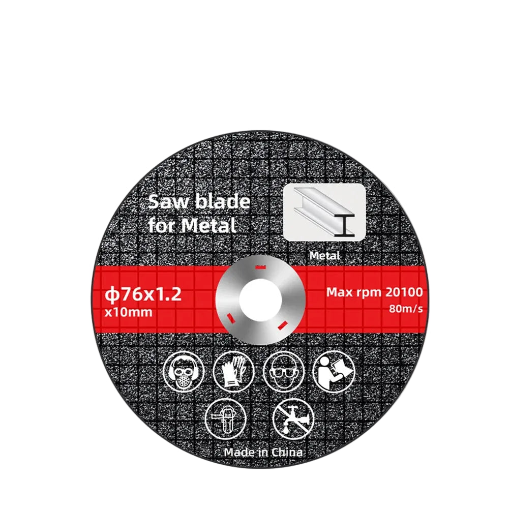Lame de Scie Électrique 76mm pour Métal Disque de Coupe Rotatif