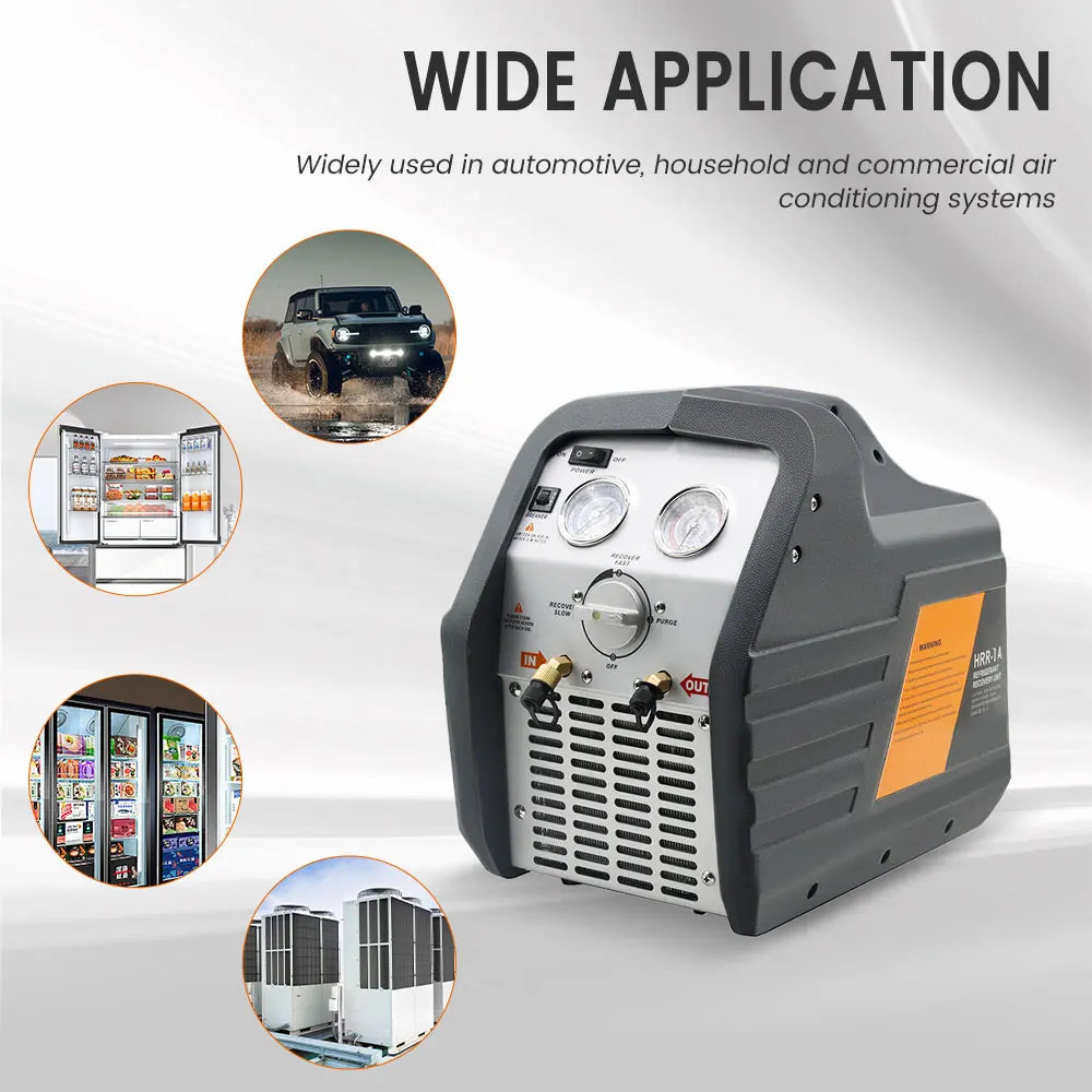 Machine De Récupération De Réfrigérant Portable 3 4HP