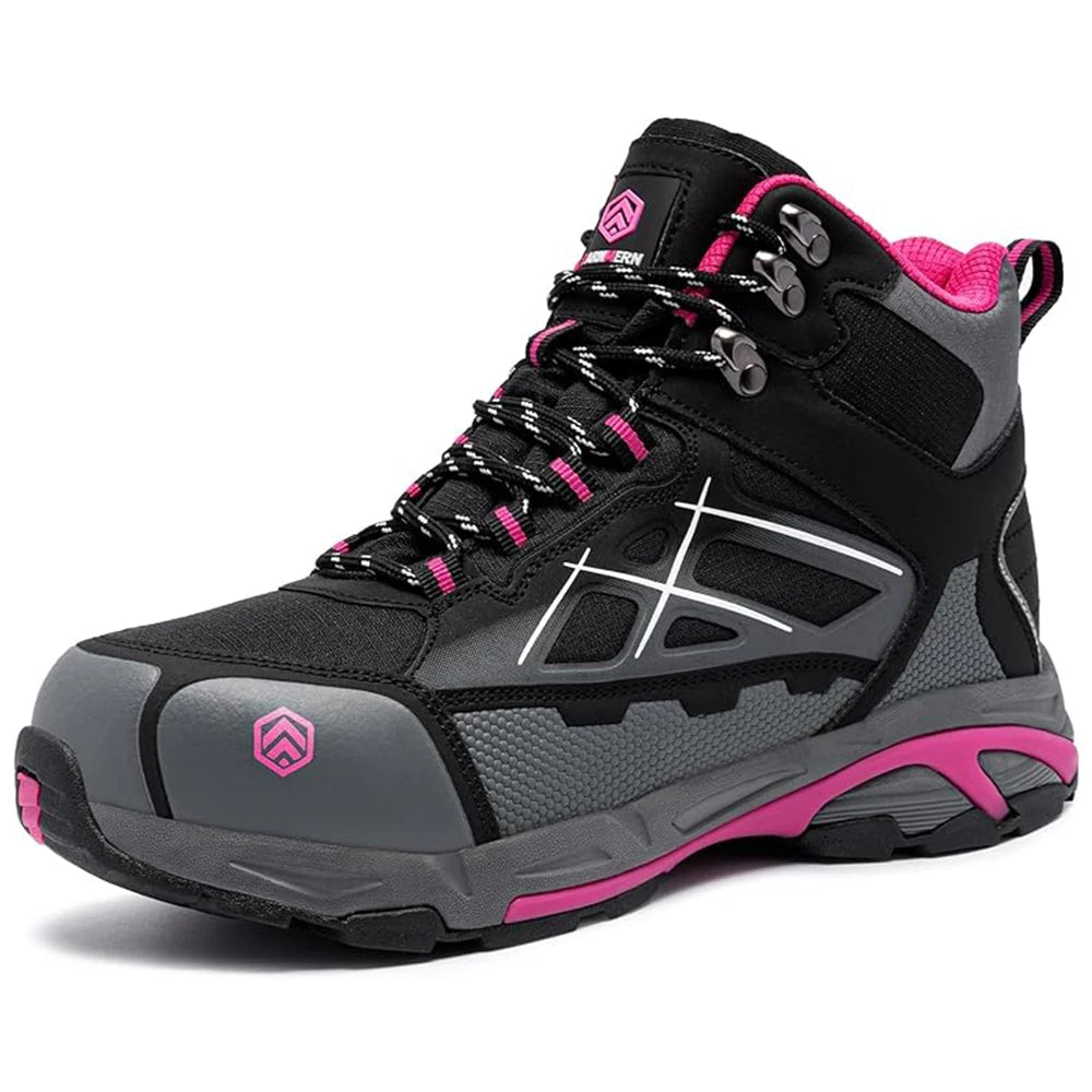 LARNMERN Bottes De Sécurité Embout Acier, Antidérapantes, Anti-Perforation Black Rose Pink Stock Central _Hi_chtgptapp_optimised_this_description-generator _Hi_chtgptapp_optimised_this_seo-meta-description _Hi_chtgptapp_optimised_this_seo-meta-title _Hi_chtgptapp_optimised_this_tags-generator _Hi_chtgptapp_optimised_this_title-generator anti perforation antidérapant bottes sécurité chantier construction cuir fendu doublure coton embout acier hauteur cheville larnmern protection travail semelle eva