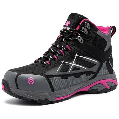 LARNMERN Bottes De Sécurité Embout Acier, Antidérapantes, Anti-Perforation Black Rose Pink Stock Central _Hi_chtgptapp_optimised_this_description-generator _Hi_chtgptapp_optimised_this_seo-meta-description _Hi_chtgptapp_optimised_this_seo-meta-title _Hi_chtgptapp_optimised_this_tags-generator _Hi_chtgptapp_optimised_this_title-generator anti perforation antidérapant bottes sécurité chantier construction cuir fendu doublure coton embout acier hauteur cheville larnmern protection travail semelle eva