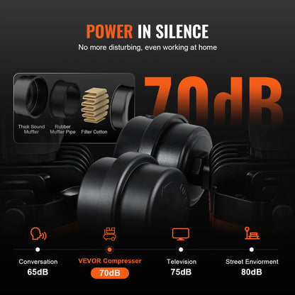 VEVOR Compresseur D’Air Silencieux Sans Huile, 8 À 35 L, Outils Pneumatiques 120v 1450w 1800w 18l 24l 35l 60hz 8l 900w _Hi_chtgptapp_optimised_this_description-generator _Hi_chtgptapp_optimised_this_seo-meta-description _Hi_chtgptapp_optimised_this_seo-meta-title _Hi_chtgptapp_optimised_this_tags-generator _Hi_chtgptapp_optimised_this_title-generator ce compresseur d'air cuve acier outils pneumatiques q235b sans huile silencieux vevor électrique