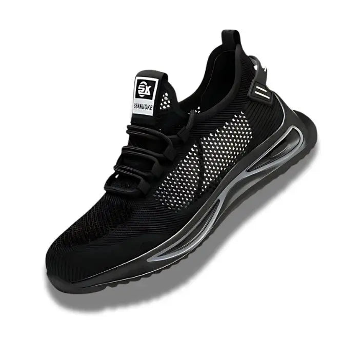 Baskets de sécurité respirantes | SENNUOKE 2 amorti Noir avec baskets certifi commandez confort curit environnements leur maille maintenant pour protection quotidien respirantes rieure semelle sennuoke style