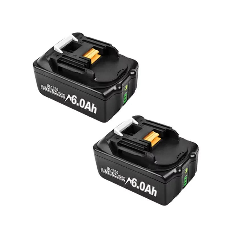 Batterie compatible Makita 18V 6000mAh Liion Rechargeable 2 batteries France