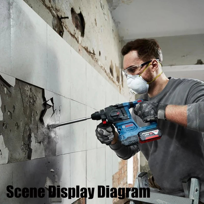 Bosch GBH 185-LI Marteau Perforateur Sans Fil 18V Brushless pour Burinage et Perçage - Manuzen