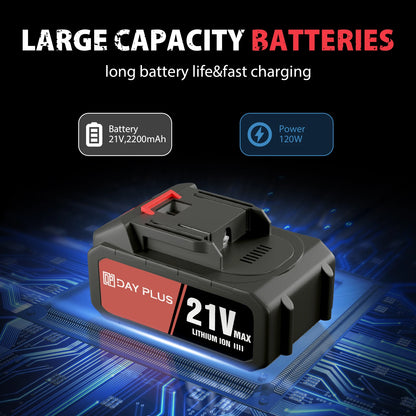 Aspirateur à main sans fil – 1 ou 2 batteries, 3 filtres