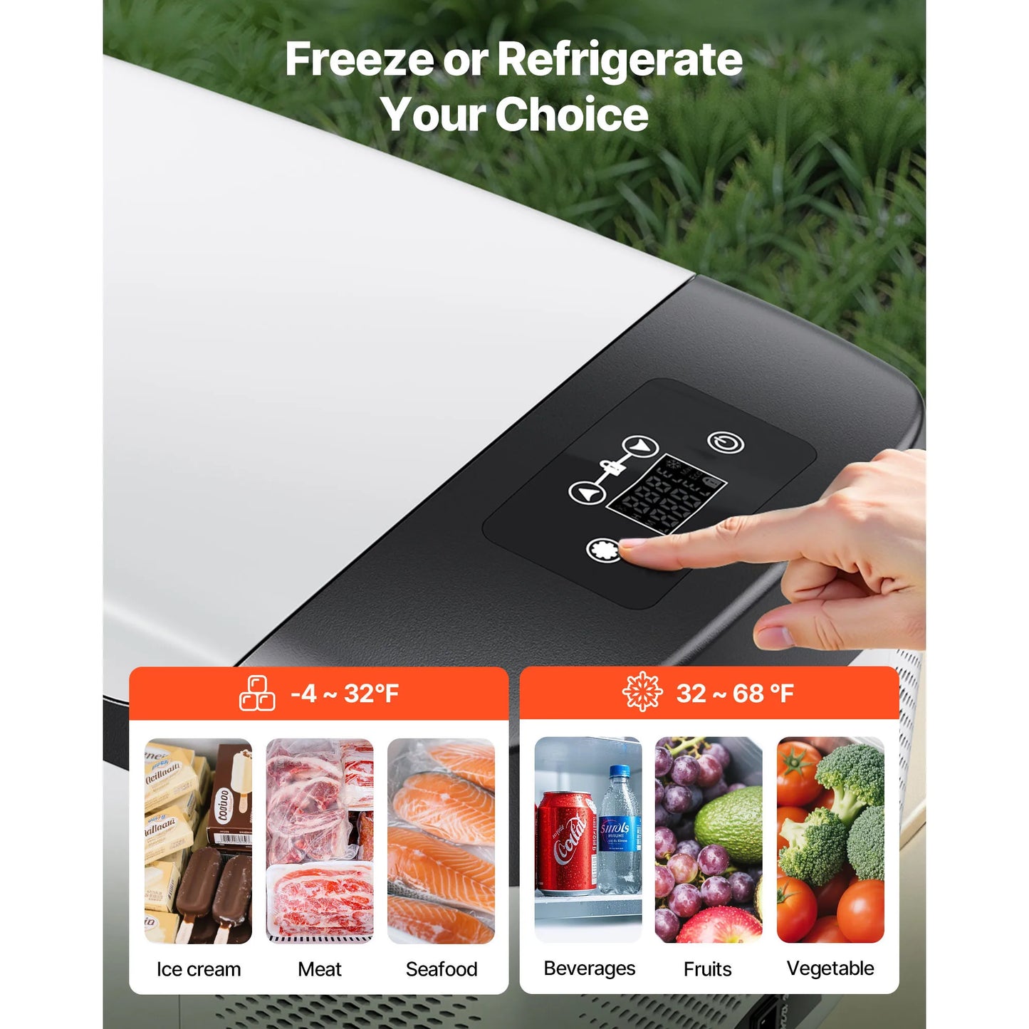 Réfrigérateur Portable 15L SucceBuy 12V Et 24V Avec Contrôle App