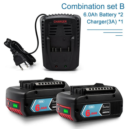 Batterie Waitley 6000mAh 18V Longue Autonomie Pour Bosch BAT609 Outils Combination B Pologne