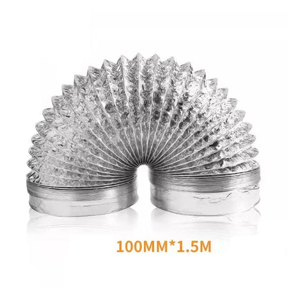 Tuyau de Ventilation en Aluminium Télescopique 80 100 120 150 200 mm