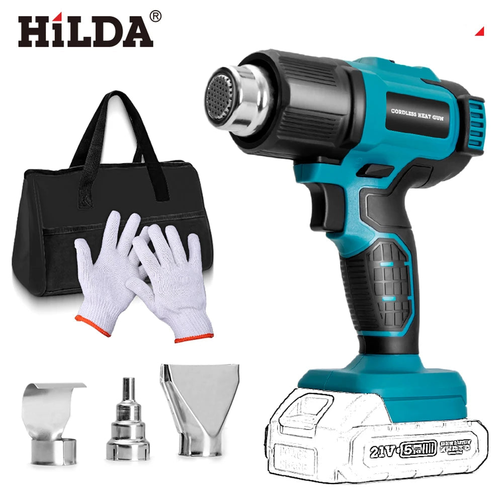 HILDA Pistolet À Air Chaud Sans Fil Chauffe Rapide Compatible Makita Sans batterie AB274 21v _Hi_chtgptapp_optimised_this_description-generator _Hi_chtgptapp_optimised_this_seo-meta-description _Hi_chtgptapp_optimised_this_seo-meta-title _Hi_chtgptapp_optimised_this_tags-generator _Hi_chtgptapp_optimised_this_title-generator batterie bricolage chauffe rapide compatible makita décapage peinture décapeur thermique gaine thermo hilda métal pistolet air chaud pvc sans fil soudure plastique usage professionnel