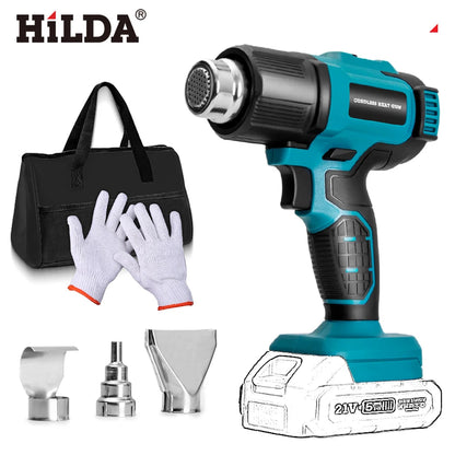HILDA Pistolet À Air Chaud Sans Fil Chauffe Rapide Compatible Makita Sans batterie AB274 21v _Hi_chtgptapp_optimised_this_description-generator _Hi_chtgptapp_optimised_this_seo-meta-description _Hi_chtgptapp_optimised_this_seo-meta-title _Hi_chtgptapp_optimised_this_tags-generator _Hi_chtgptapp_optimised_this_title-generator batterie bricolage chauffe rapide compatible makita décapage peinture décapeur thermique gaine thermo hilda métal pistolet air chaud pvc sans fil soudure plastique usage professionnel