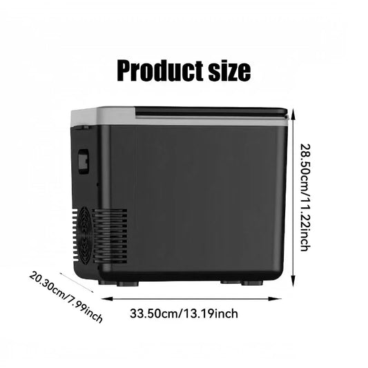 Mini Réfrigérateur Portable 12V 220V 10L Pour Voiture Et Maison Noir Allemagne