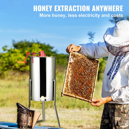 Extracteur Manuel D Apiculture En Acier Inoxydable Efficace Pour Cadres