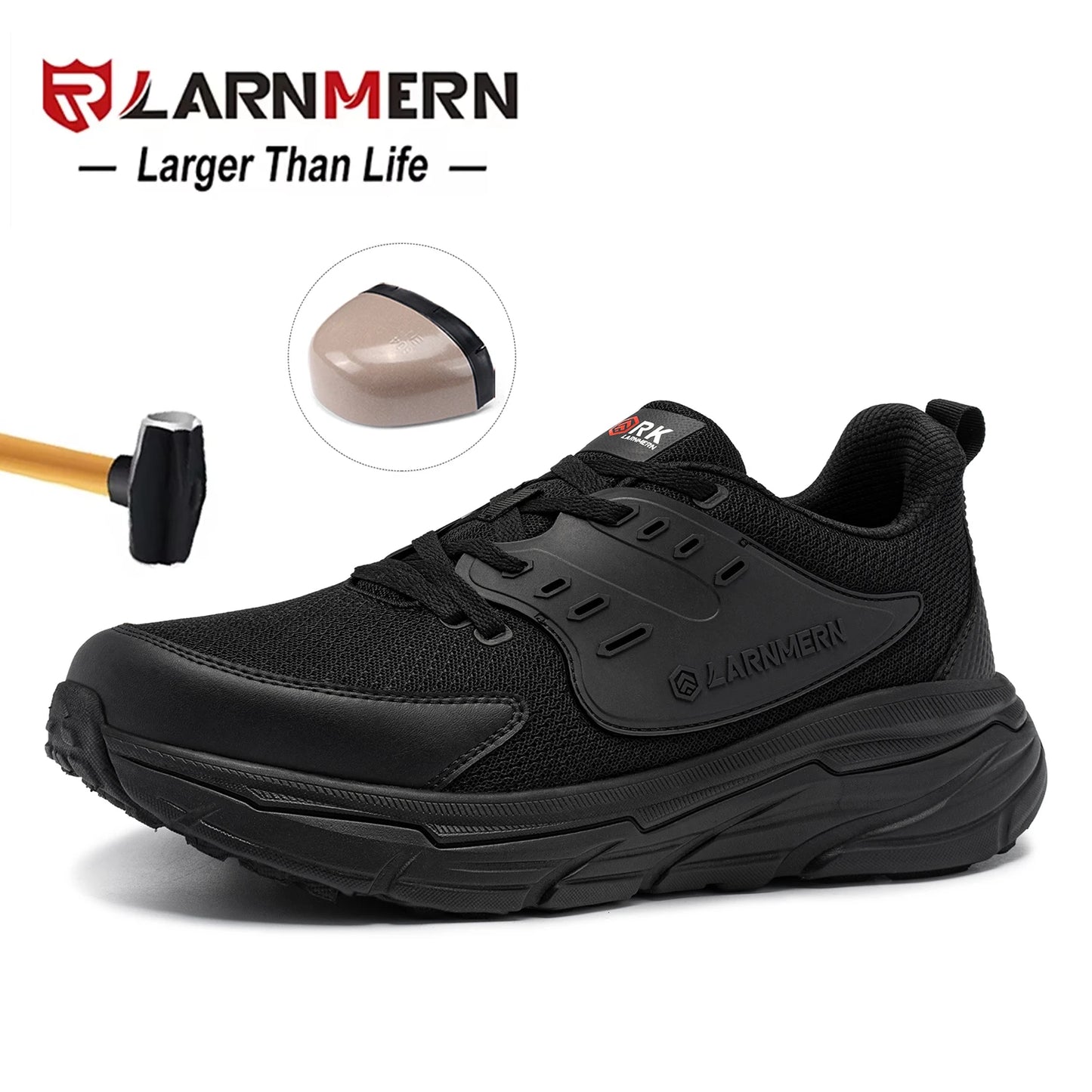 LARNMERN Chaussures De Sécurité Bout Acier, Légères Confort, Antidérapantes _Hi_chtgptapp_optimised_this_description-generator _Hi_chtgptapp_optimised_this_seo-meta-description _Hi_chtgptapp_optimised_this_seo-meta-title _Hi_chtgptapp_optimised_this_tags-generator _Hi_chtgptapp_optimised_this_title-generator antidérapant atelier bout rond chantier chaussures de sécurité cheville confort doublure coton embout acier industrie larnmern léger protection orteils respirant semelle caoutchouc tige mesh
