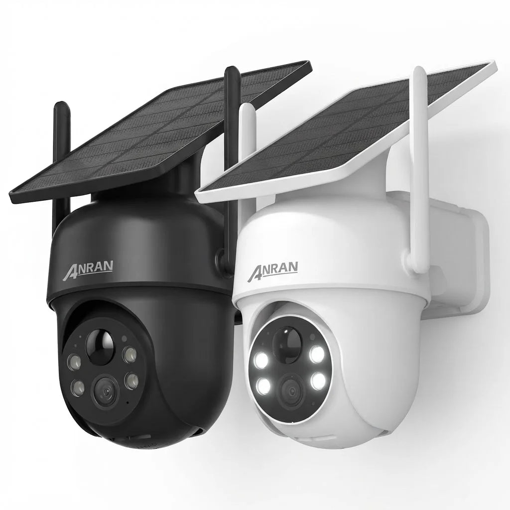 Caméra solaire extérieure Wi-Fi – 3 ou 5 MP, détection PIR