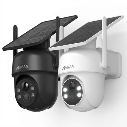 Caméra solaire extérieure Wi-Fi – 3 ou 5 MP, détection PIR