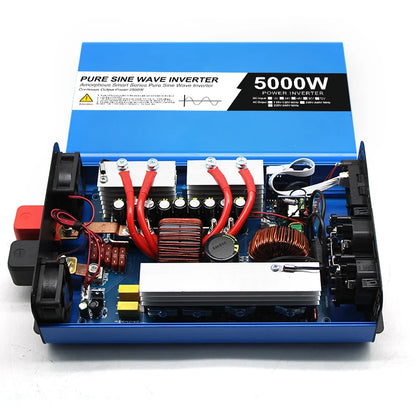 Onduleur À Onde Sinusoïdale Pure Puissant 12V-24V Vers 220V 12000W