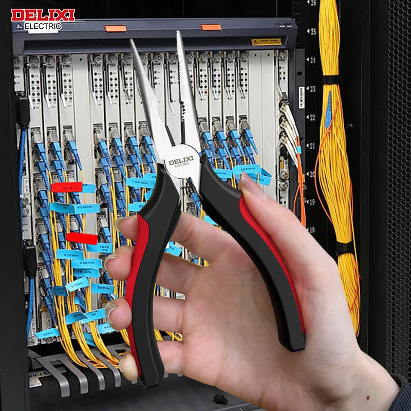 DELIXI Pince Multifonction Électrique Coupe Nette, Grande Ouverture Câbles - Manuzen