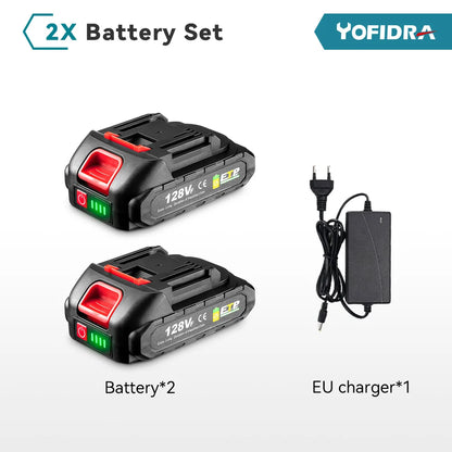 Yofidra Batterie Lithium Ion Haute Capacité 18V 21V Remplacement Outils Pro - Manuzen