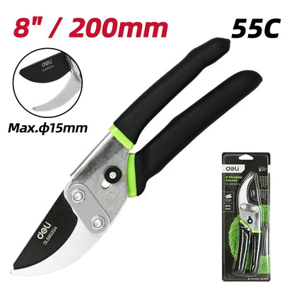 Deli Sécateur 8 Pouces Lame SK5 Coupe Nette Pour Bonsaï Arbres Fruitiers 55C 8 pouces A 8 pouces _Hi_chtgptapp_optimised_this_description-generator _Hi_chtgptapp_optimised_this_seo-meta-description _Hi_chtgptapp_optimised_this_seo-meta-title _Hi_chtgptapp_optimised_this_tags-generator _Hi_chtgptapp_optimised_this_title-generator arbres fruitiers bonsaï branches coupe nette coupe puissante deli fleurs horticulture jardinage lame sk5 revêtement ptfe sécateur taille élagage