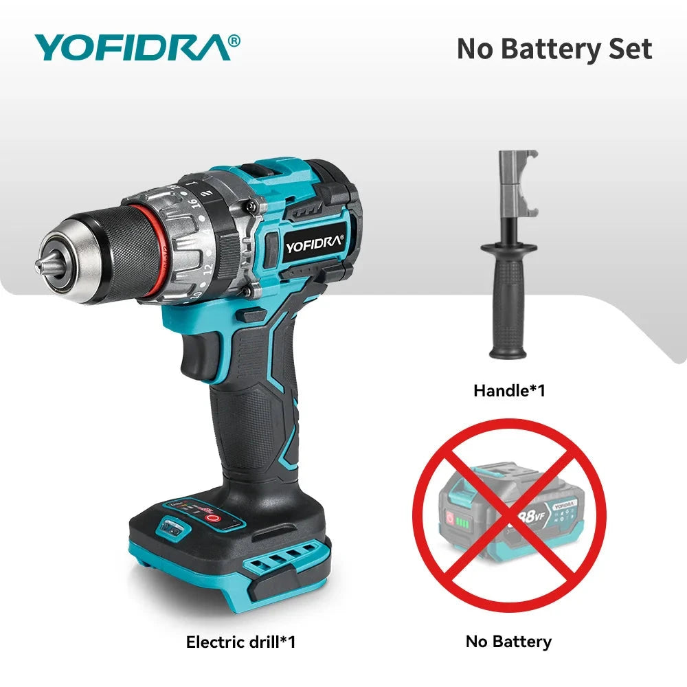 Yofidra Perceuse Visseuse À Percussion 700 Nm Brushless 18V Compatible Makita Sans Batterie Allemagne