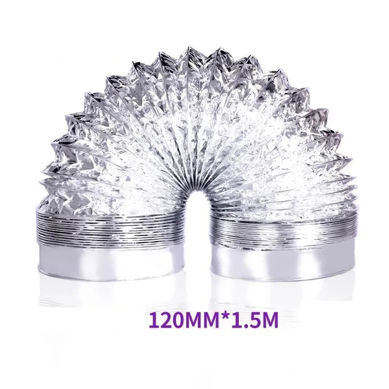 Tuyau de Ventilation en Aluminium Télescopique 80 100 120 150 200 mm