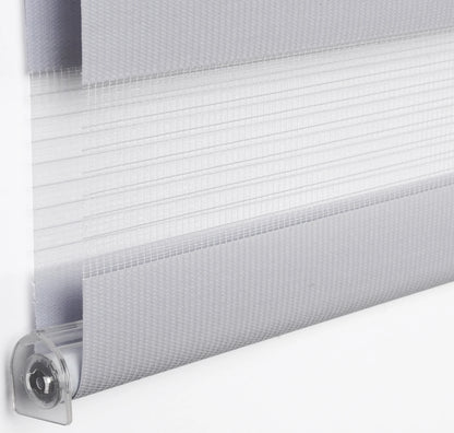Stores Enrouleurs Occultants Sans Perçage Gris Zèbre Pour Porte Fenêtre