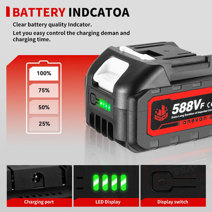 ONEVAN Batterie 18V Li Ion Haute Capacité Indicateur Charge Makita 18v _Hi_chtgptapp_optimised_this_description-generator _Hi_chtgptapp_optimised_this_seo-meta-description _Hi_chtgptapp_optimised_this_seo-meta-title _Hi_chtgptapp_optimised_this_tags-generator _Hi_chtgptapp_optimised_this_title-generator batterie 18v ce haute capacité indicateur charge lithium ion makita onevan outil 18v tension 18v