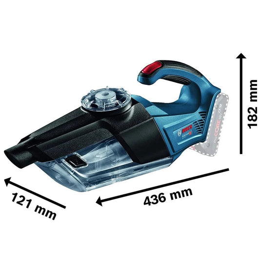 Bosch Professional GAS 18V-1 Aspirateur Sans Fil Puissant, Système 18V