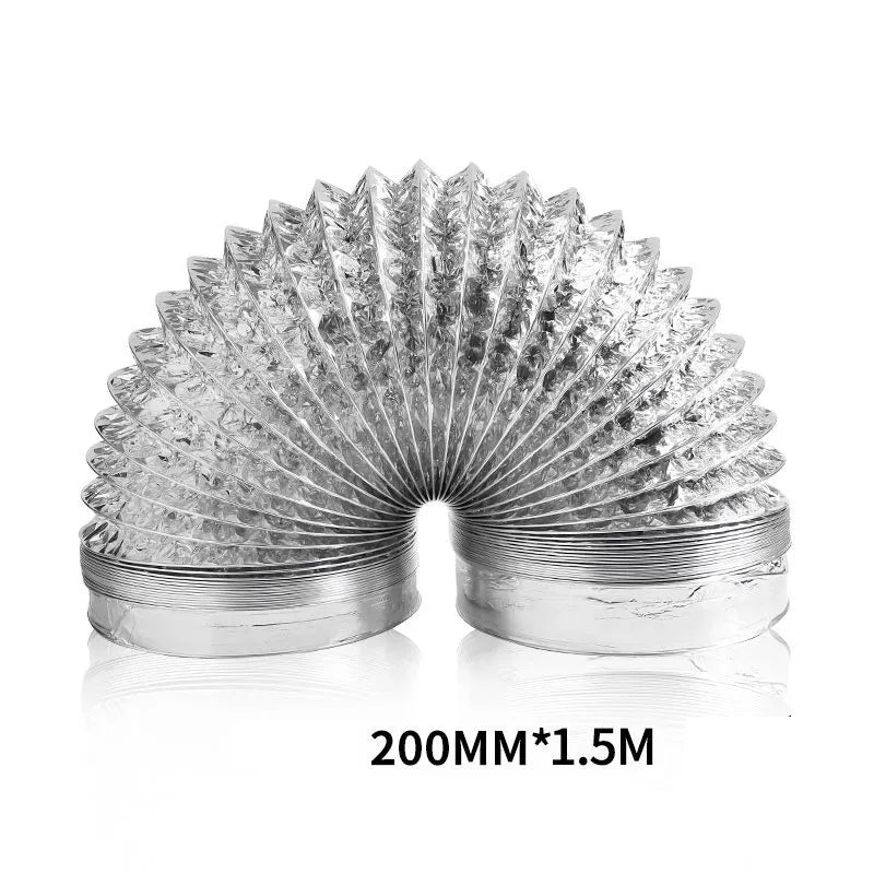 Tuyau de Ventilation en Aluminium Télescopique 80 100 120 150 200 mm