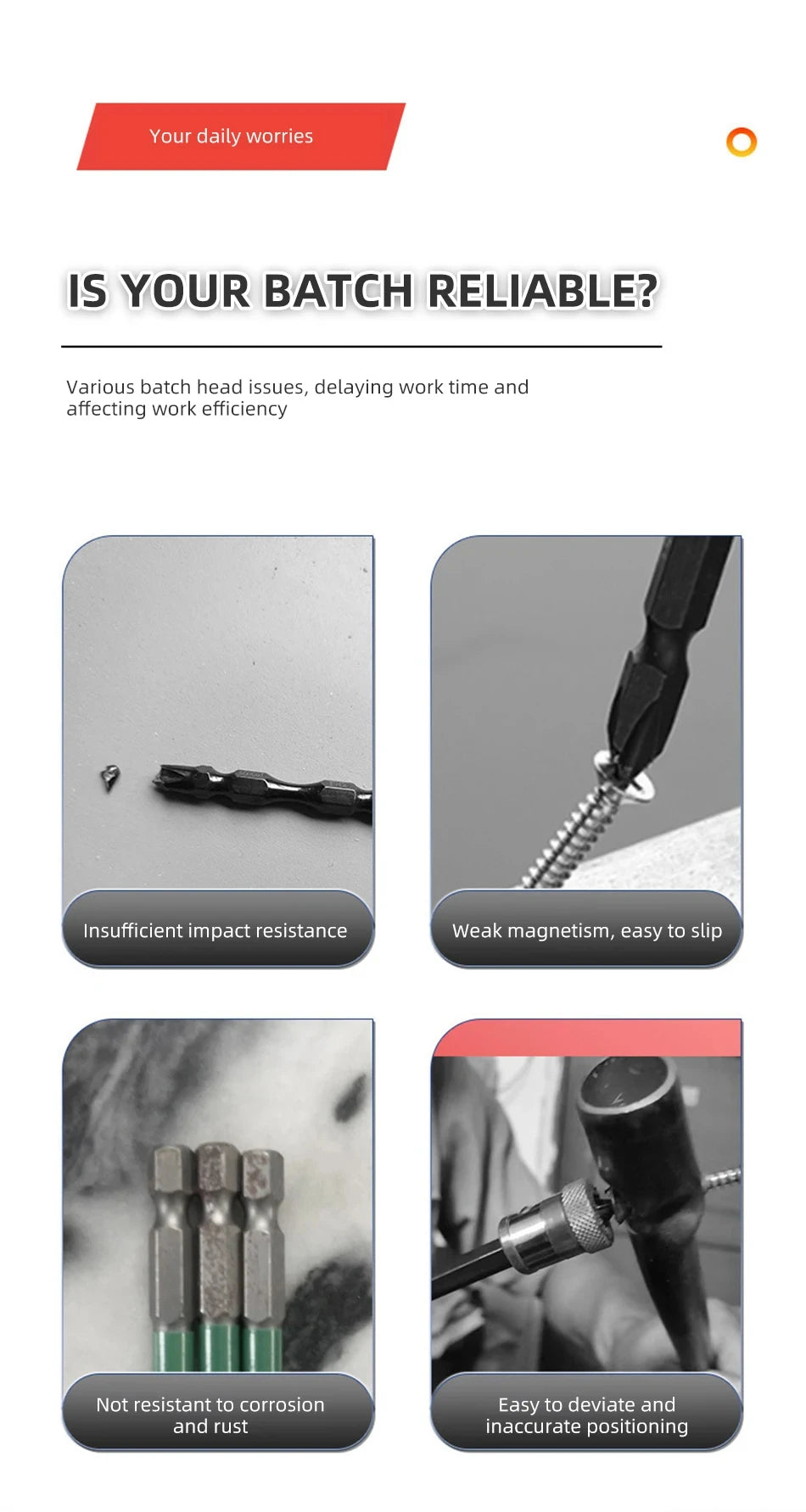 Embouts Vissage Magnétiques Haute Dureté Perceuse 6 Pièces 25 150 Mm Hex 1 4 150 mm 25 mm 4 6 pièces _Hi_chtgptapp_optimised_this_description-generator _Hi_chtgptapp_optimised_this_seo-meta-description _Hi_chtgptapp_optimised_this_seo-meta-title _Hi_chtgptapp_optimised_this_tags-generator _Hi_chtgptapp_optimised_this_title-generator acier couple élevé embouts vissage haute dureté hex 1 magnétique perceuse professionnel précision set embouts visseuse