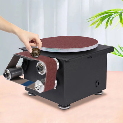 Mini ponceuse à bande 100 W – 7 vitesses, 10 bandes
