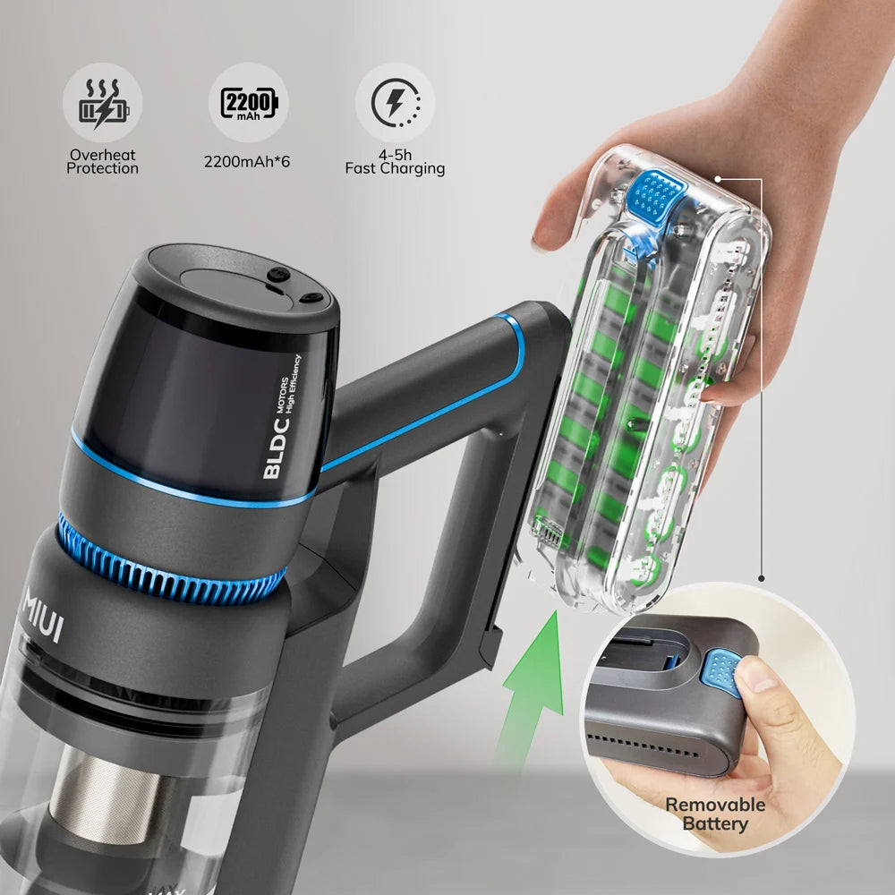 Aspirateur Sans Fil Avec Moteur Sans Balais Pour Animaux Et Poils