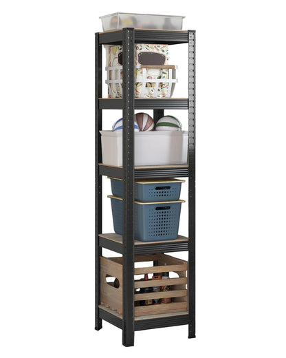 Étagère de rangement 5 niveaux – 37 × 37 × 150 cm