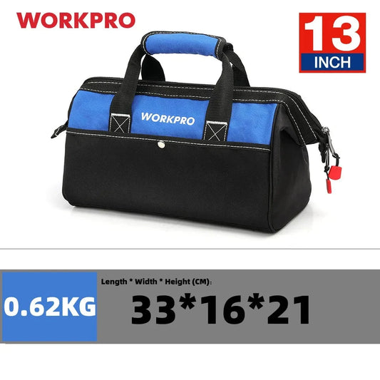 WORKPRO Sac À Outils Étanche, Organisation Multi Poches, Tailles 13 À 18 13 pouces US