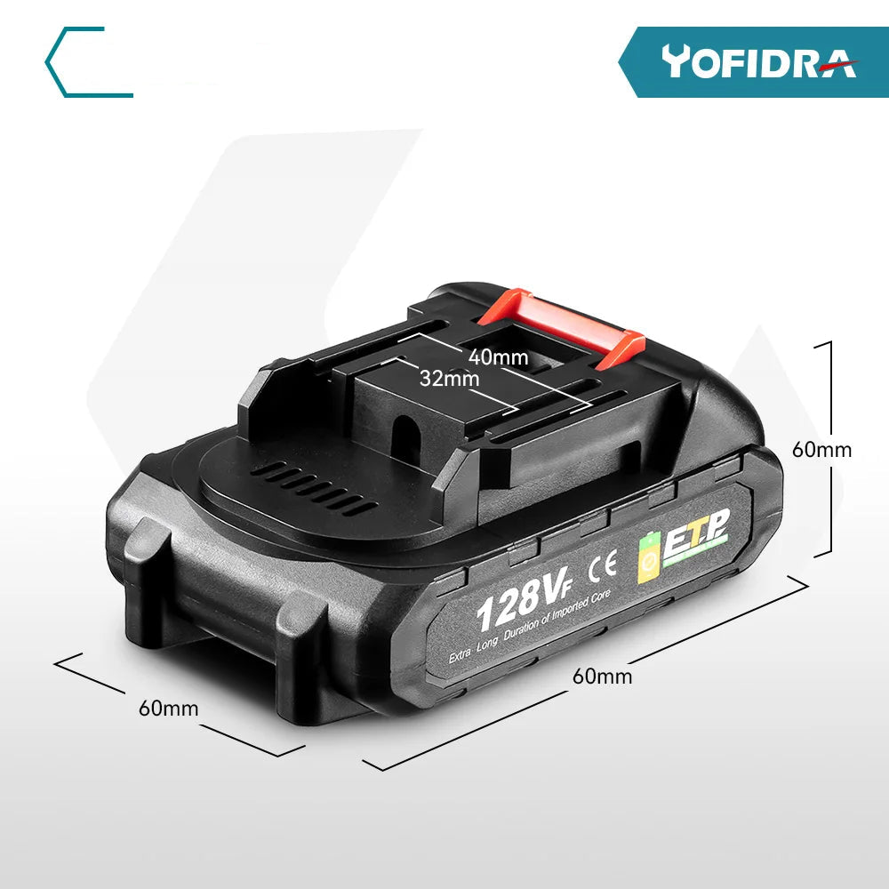 Yofidra Batterie Lithium Ion Haute Capacité 18V 21V Remplacement Outils Pro - Manuzen