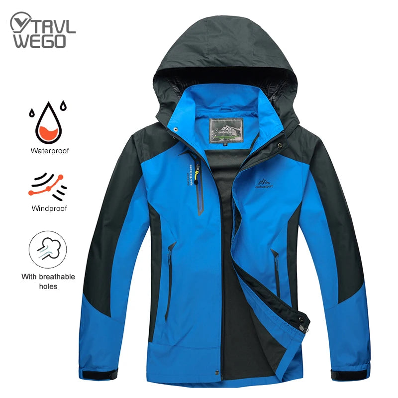 Veste coupe-vent imperméable TRVLWEGO