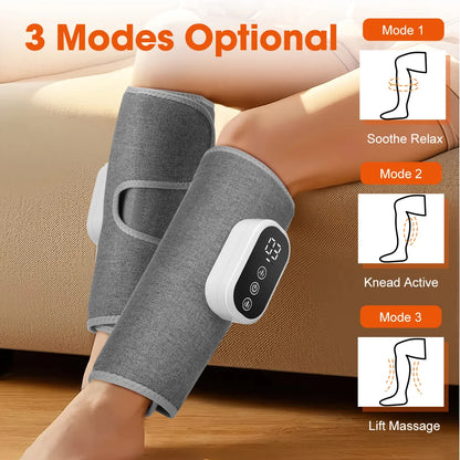 Masseur de mollets sans fil – compression d’air et chaleur