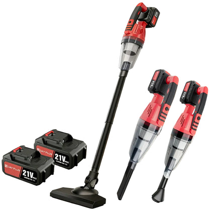 Aspirateur à main sans fil – 1 ou 2 batteries, 3 filtres