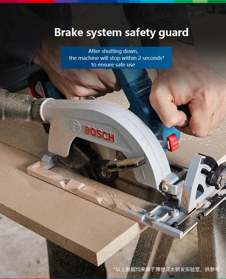 Bosch GKS 185-LI Scie Circulaire Sans Fil Professionnelle, 18V, 165mm - Manuzen