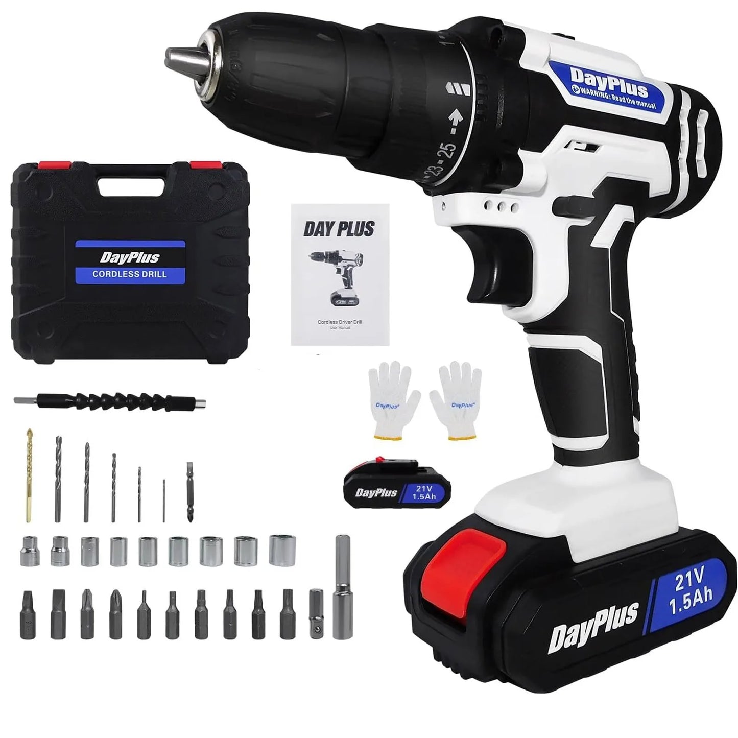 Perceuse À Percussion Sans Fil 21V Couple Élevé 2 Vitesses LED Drill 1 batterie blanche 2 vitesses 21v _Hi_chtgptapp_optimised_this_description-generator _Hi_chtgptapp_optimised_this_seo-meta-description _Hi_chtgptapp_optimised_this_seo-meta-title _Hi_chtgptapp_optimised_this_tags-generator _Hi_chtgptapp_optimised_this_title-generator batterie couple élevé dayplus led matériaux perceuse sans fil perceuse à percussion percussion perçage puissance