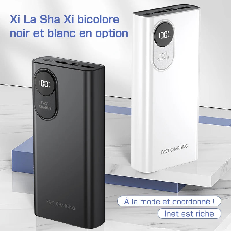 Batterie Externe 58800mAh Charge Rapide Pour 3 Appareils Voyage