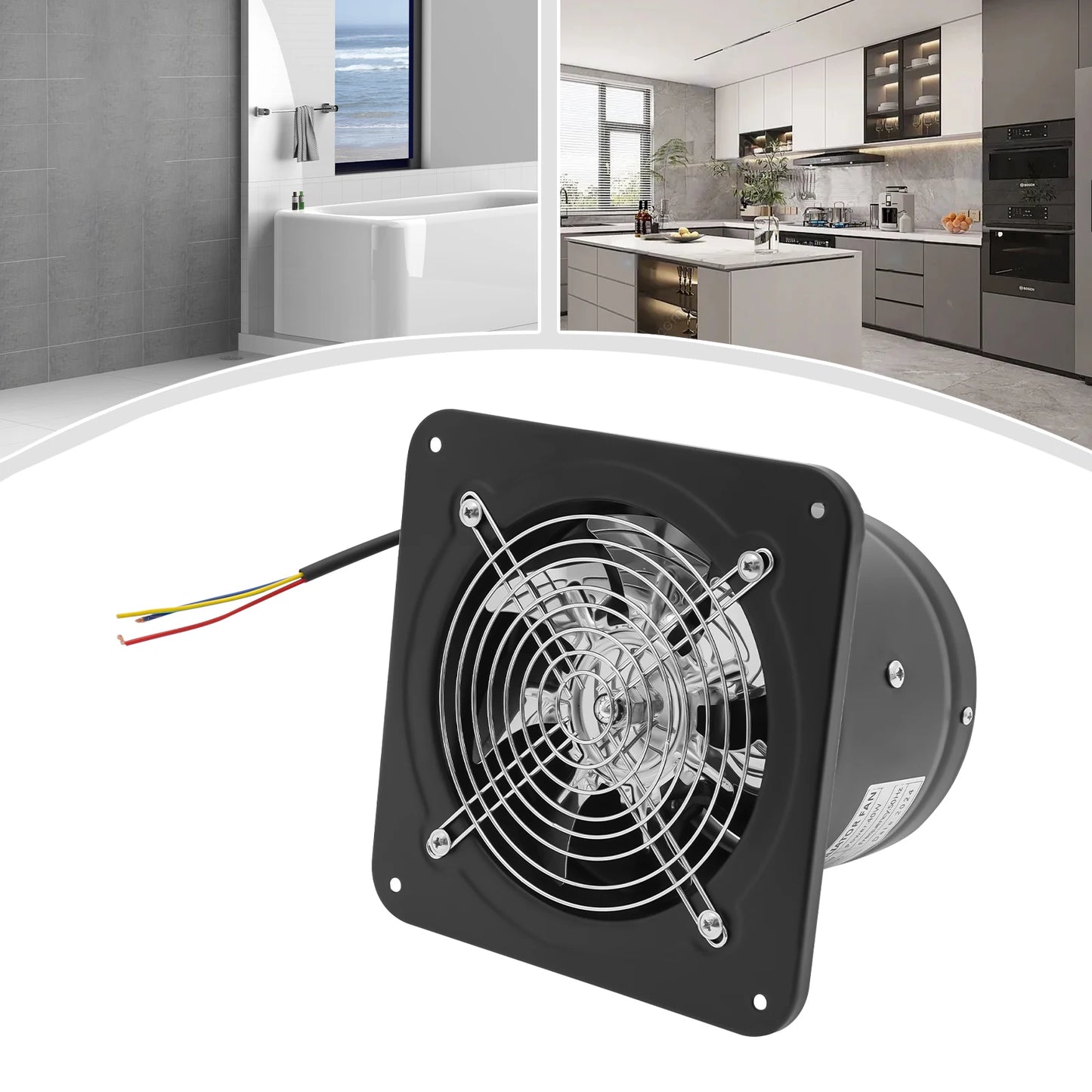 Ventilateur D'Extraction FD150 6 Pouces 2600tr/min 220m3/h