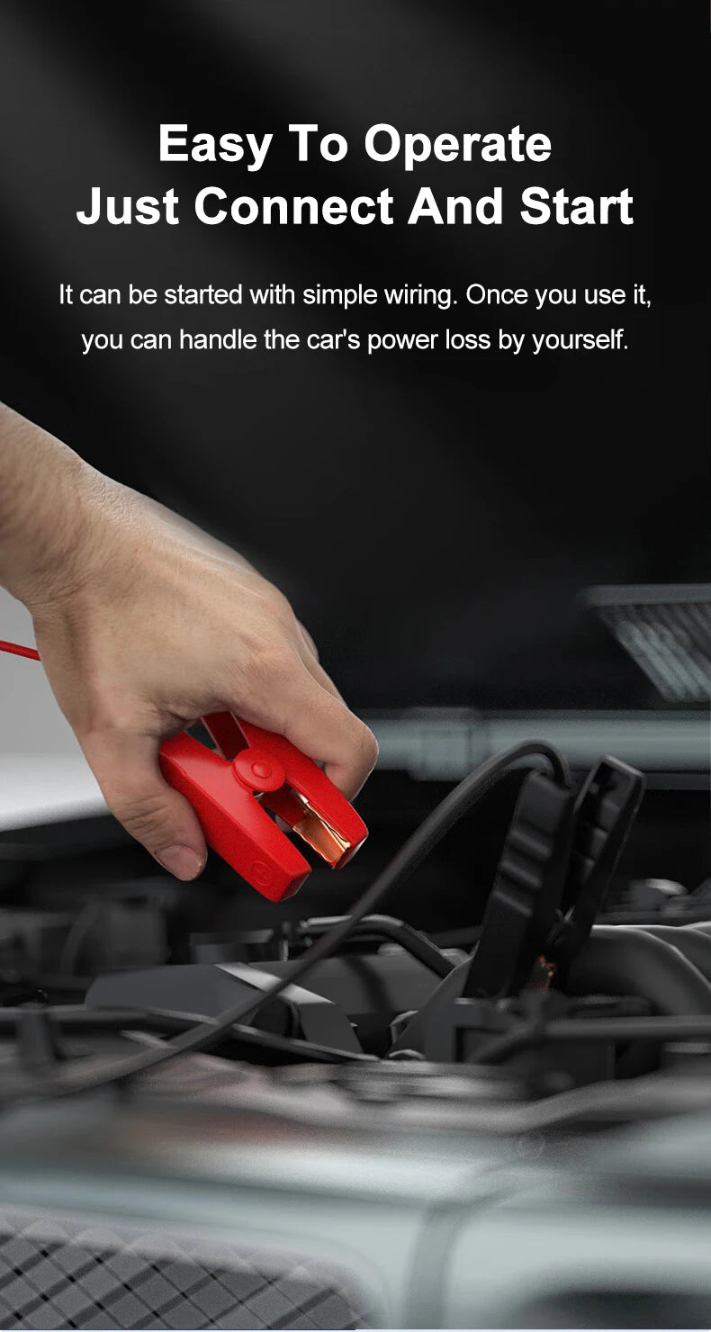 Booster de démarrage voiture 12 V – 600 à 2 000 A