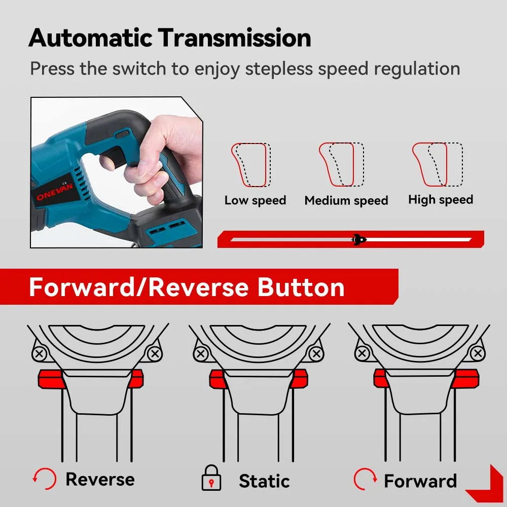 ONEVAN Scie Sabre Sans Fil 3000W 10000SPM Coupe Rapide Compatible Makita 18V 10000 spm 18v 2 batteries 3000w _Hi_chtgptapp_optimised_this_description-generator _Hi_chtgptapp_optimised_this_seo-meta-description _Hi_chtgptapp_optimised_this_seo-meta-title _Hi_chtgptapp_optimised_this_tags-generator _Hi_chtgptapp_optimised_this_title-generator batterie incluse bois certification ce compatible makita coupe bois coupe rapide poids 2kg profondeur 320mm sans fil scie alternative scie sabre