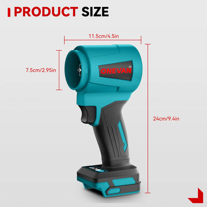 ONEVAN Souffleur Turbo 4000W Nettoyage Rapide Brushless Makita 18V 2kg souffle 3 vitesses 300000rpm 4000w 75mm sortie 80mm entrée _Hi_chtgptapp_optimised_this_description-generator _Hi_chtgptapp_optimised_this_seo-meta-description _Hi_chtgptapp_optimised_this_seo-meta-title _Hi_chtgptapp_optimised_this_tags-generator _Hi_chtgptapp_optimised_this_title-generator batterie incluse bricolage domicile brushless haute vitesse makita 18v nettoyage rapide portatif sans fil soufflage air souffleur turbo