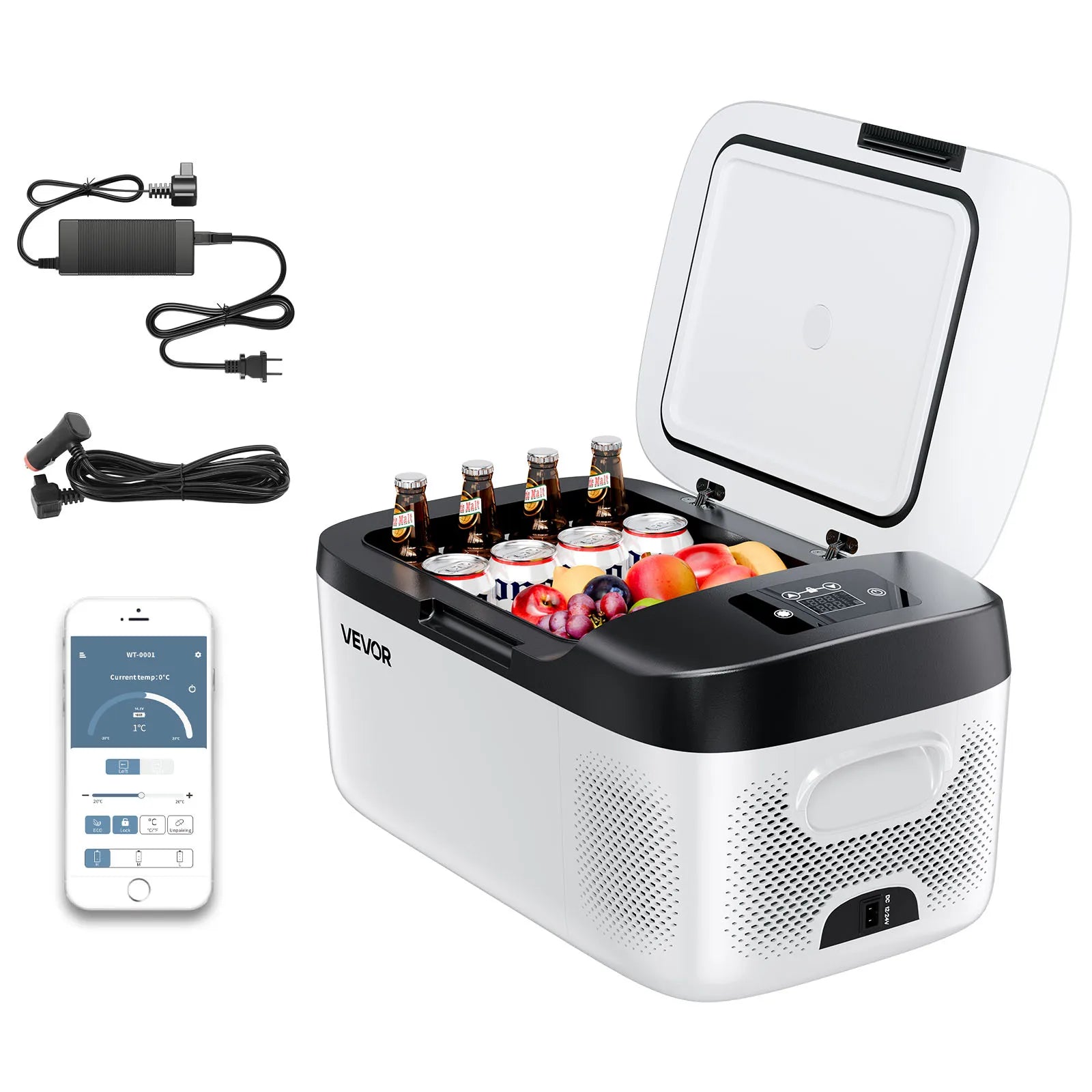 Réfrigérateur Portable 15L SucceBuy 12V Et 24V Avec Contrôle App France