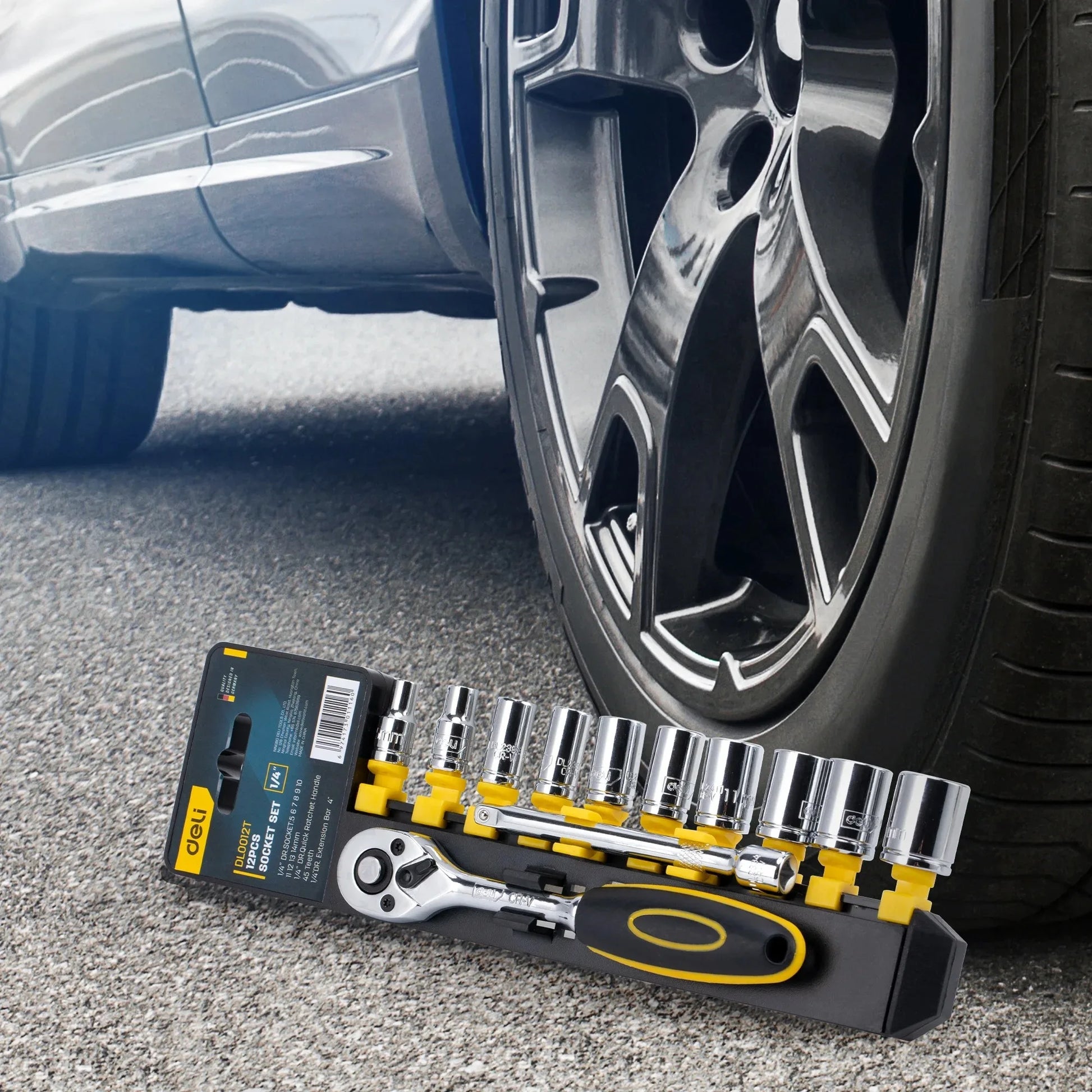 Deli Jeu De Douilles À Cliquet 12 Pièces Couple Élevé 1/4 12 pièces _Hi_chtgptapp_optimised_this_description-generator _Hi_chtgptapp_optimised_this_seo-meta-description _Hi_chtgptapp_optimised_this_seo-meta-title _Hi_chtgptapp_optimised_this_tags-generator _Hi_chtgptapp_optimised_this_title-generator acier 50bv30 bricolage clé à cliquet couple élevé diy durable haute résistance jeu de douilles outil à main poignée rapide polyvalent quart de pouce réparation écrous